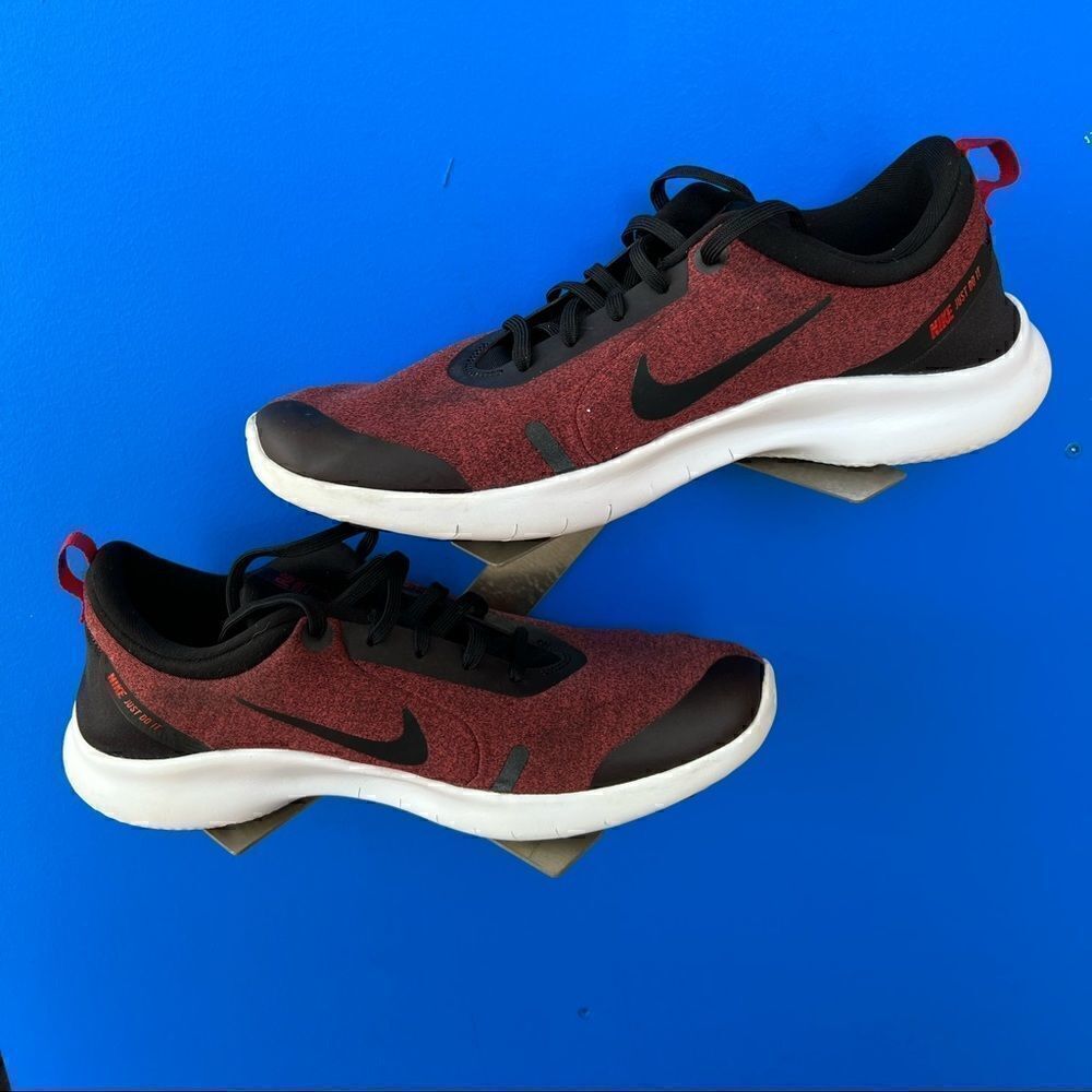 Nike Flex Experience RN8 Black Red Running Shoes Sneakers AJ5900-001 Men's 11.5
